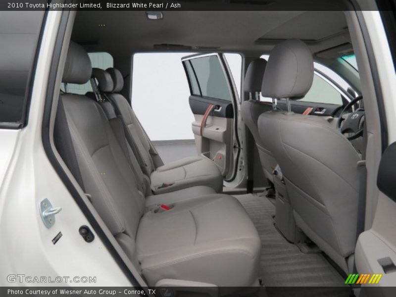 Rear Seat of 2010 Highlander Limited