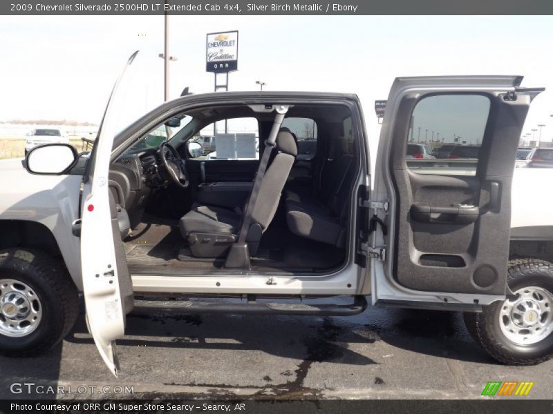 Silver Birch Metallic / Ebony 2009 Chevrolet Silverado 2500HD LT Extended Cab 4x4
