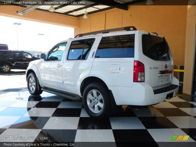 Avalanche White / Cafe Latte 2008 Nissan Pathfinder SE