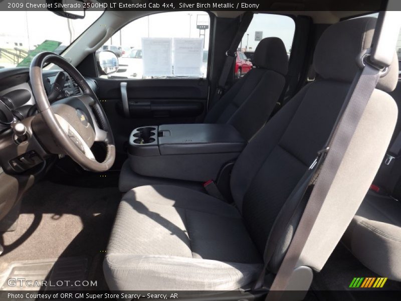 Silver Birch Metallic / Ebony 2009 Chevrolet Silverado 2500HD LT Extended Cab 4x4