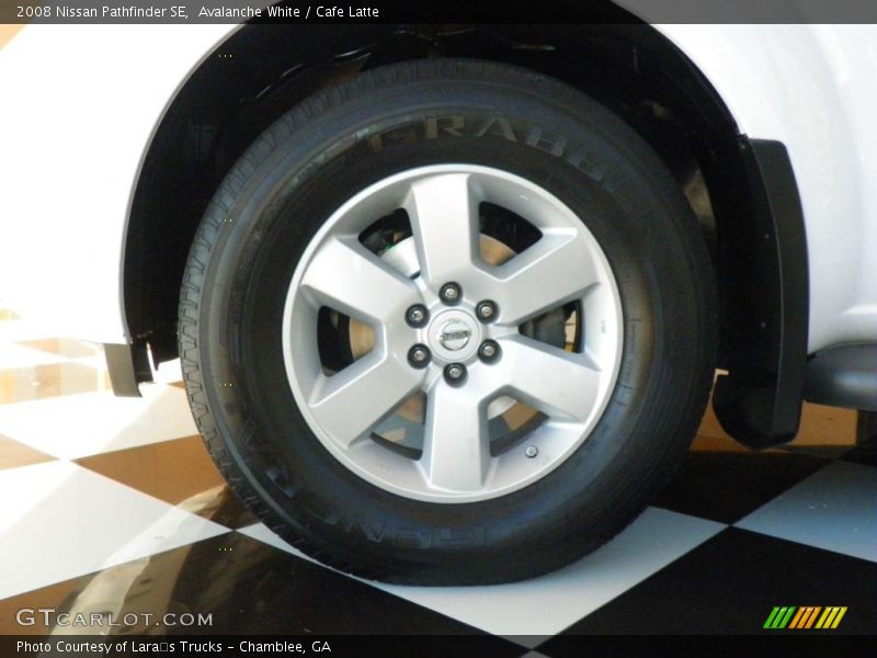 Avalanche White / Cafe Latte 2008 Nissan Pathfinder SE