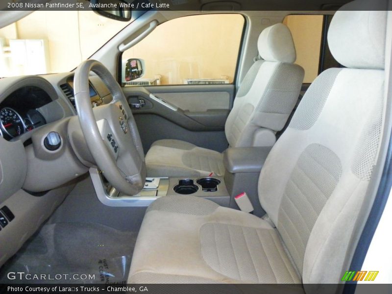 Avalanche White / Cafe Latte 2008 Nissan Pathfinder SE