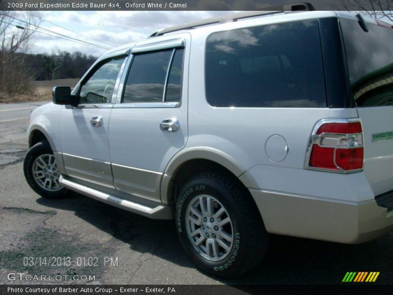 Oxford White / Camel 2009 Ford Expedition Eddie Bauer 4x4