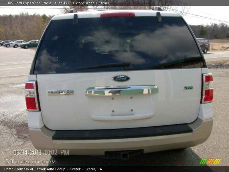 Oxford White / Camel 2009 Ford Expedition Eddie Bauer 4x4