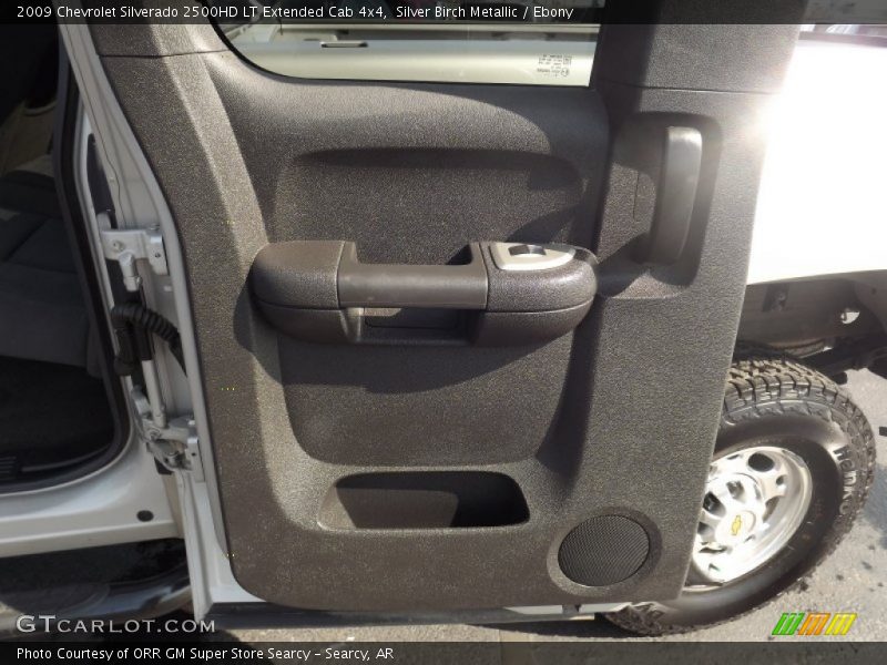 Silver Birch Metallic / Ebony 2009 Chevrolet Silverado 2500HD LT Extended Cab 4x4