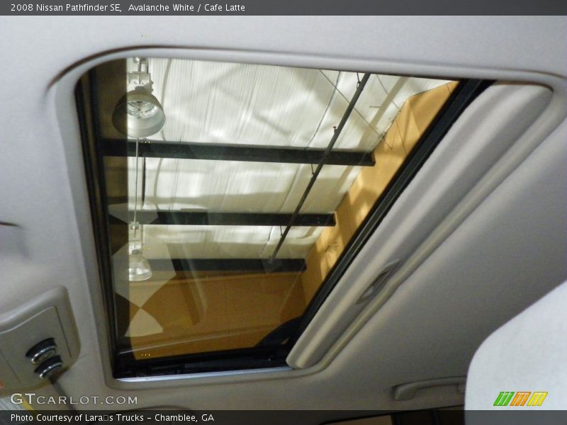 Avalanche White / Cafe Latte 2008 Nissan Pathfinder SE