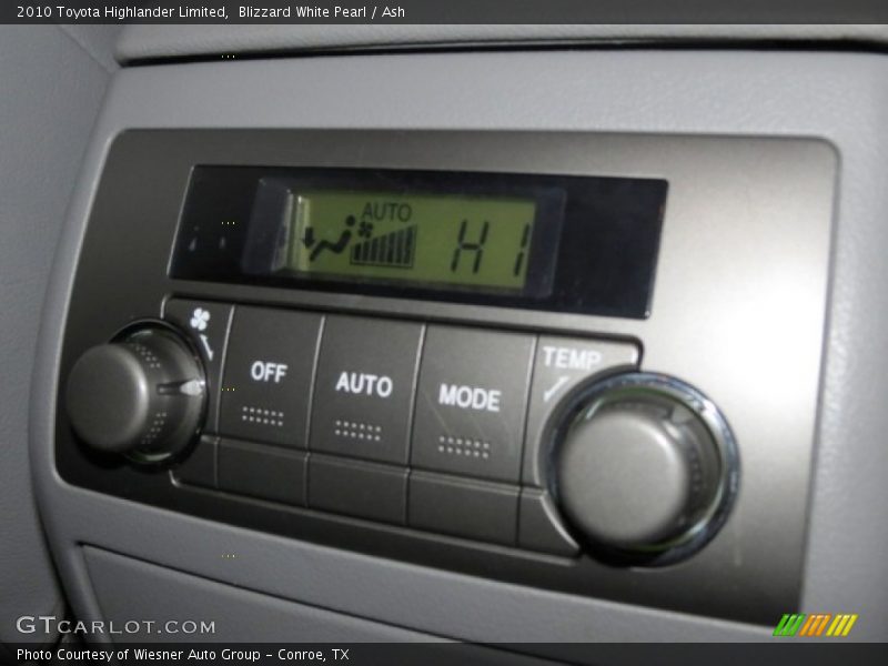 Blizzard White Pearl / Ash 2010 Toyota Highlander Limited
