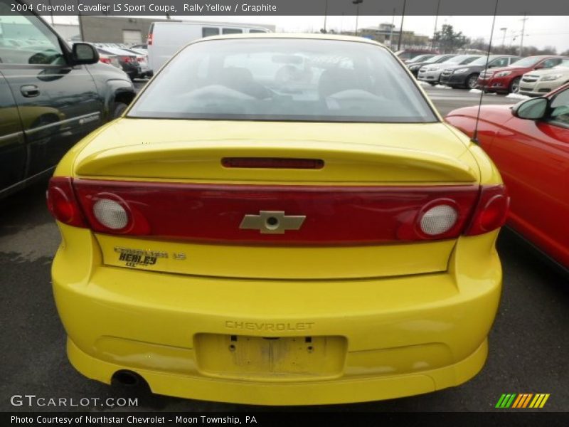 Rally Yellow / Graphite 2004 Chevrolet Cavalier LS Sport Coupe