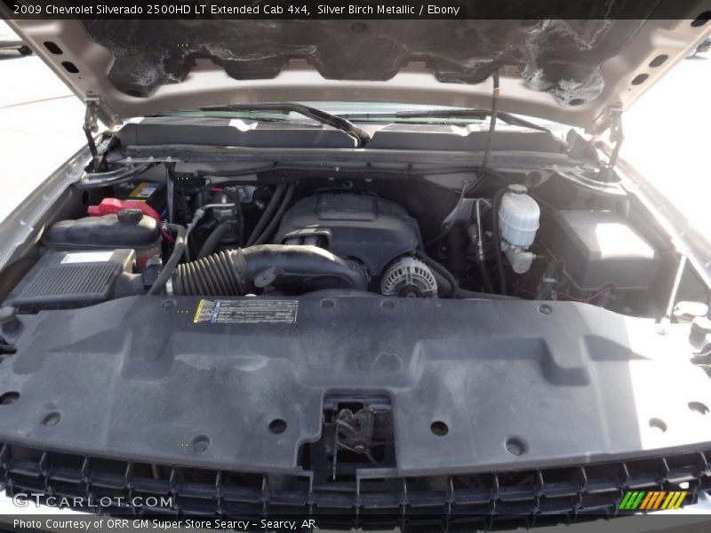 Silver Birch Metallic / Ebony 2009 Chevrolet Silverado 2500HD LT Extended Cab 4x4