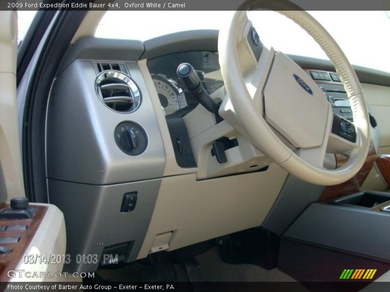 Oxford White / Camel 2009 Ford Expedition Eddie Bauer 4x4