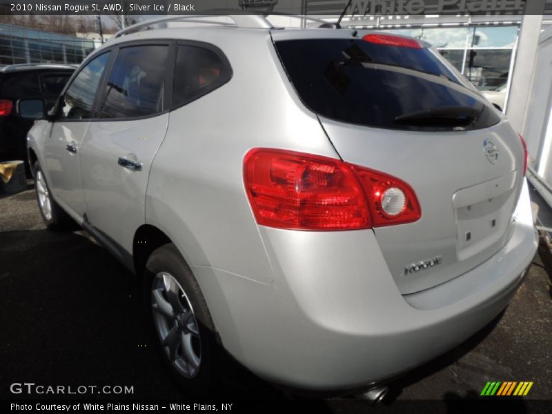 Silver Ice / Black 2010 Nissan Rogue SL AWD