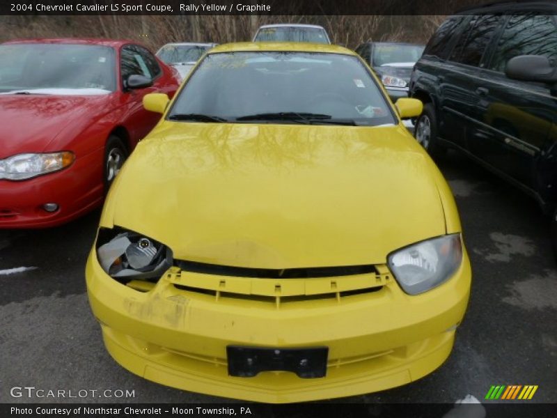 Rally Yellow / Graphite 2004 Chevrolet Cavalier LS Sport Coupe
