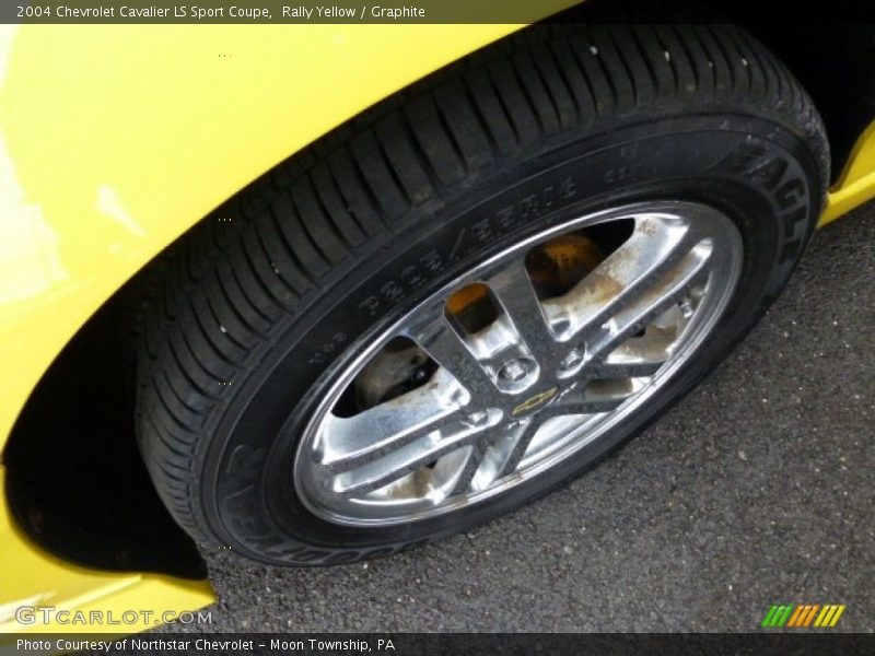 Rally Yellow / Graphite 2004 Chevrolet Cavalier LS Sport Coupe
