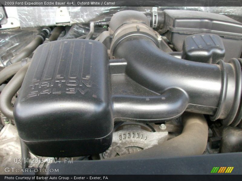 Oxford White / Camel 2009 Ford Expedition Eddie Bauer 4x4