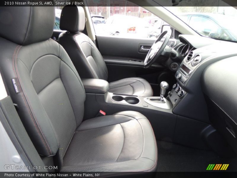 Silver Ice / Black 2010 Nissan Rogue SL AWD