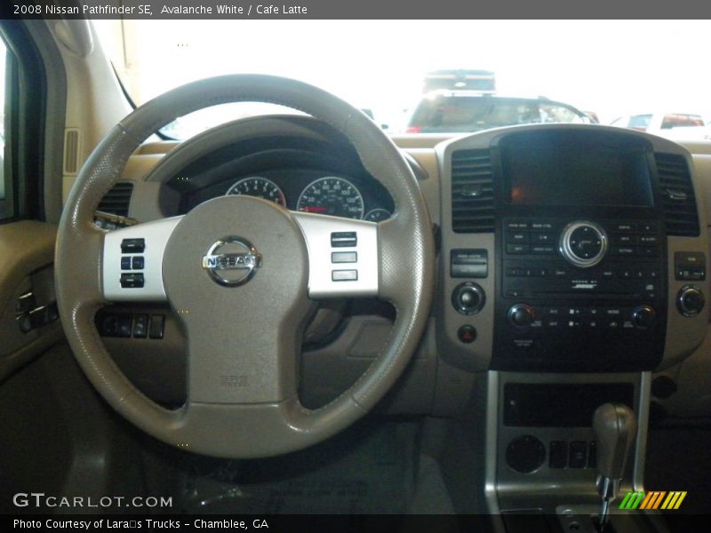 Avalanche White / Cafe Latte 2008 Nissan Pathfinder SE