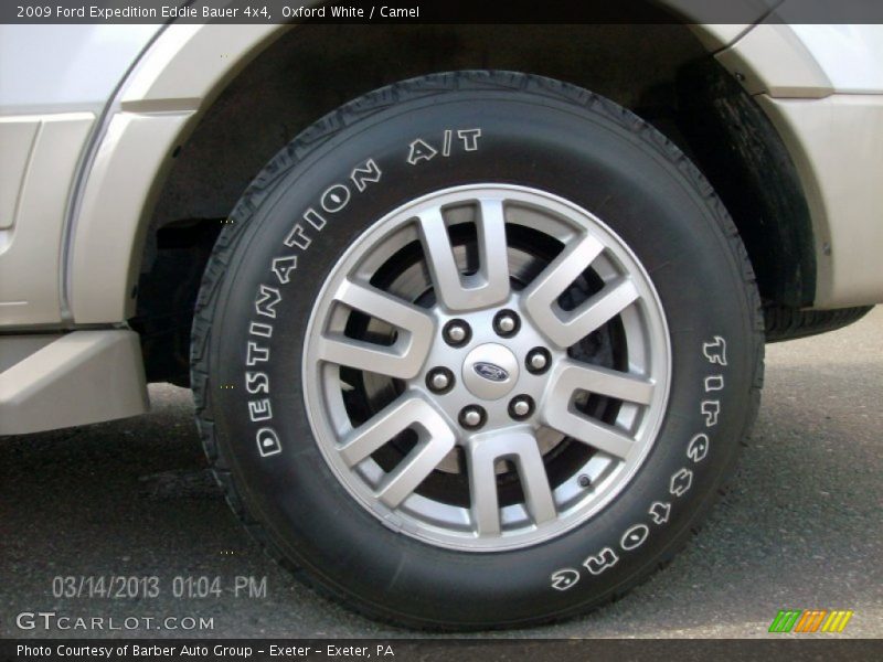 Oxford White / Camel 2009 Ford Expedition Eddie Bauer 4x4