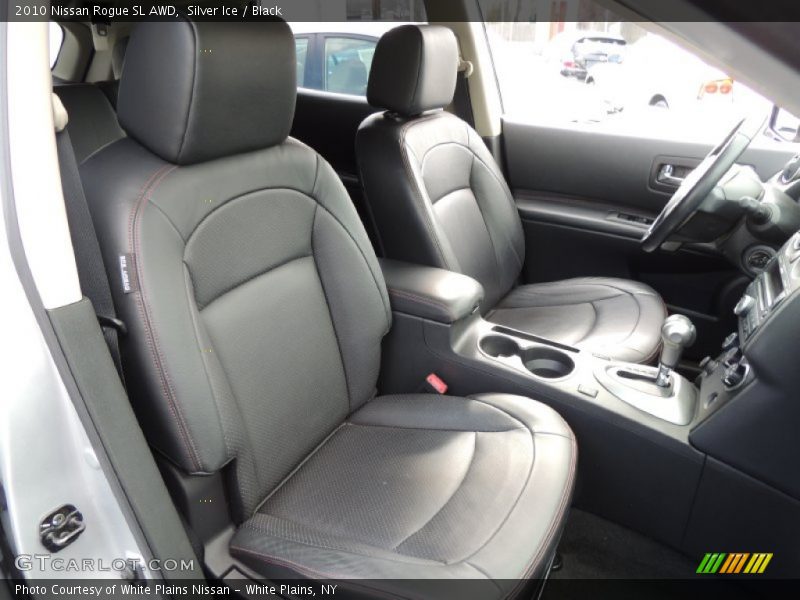 Silver Ice / Black 2010 Nissan Rogue SL AWD