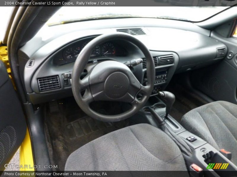 Rally Yellow / Graphite 2004 Chevrolet Cavalier LS Sport Coupe