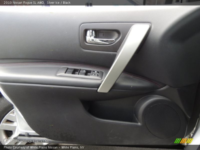 Silver Ice / Black 2010 Nissan Rogue SL AWD