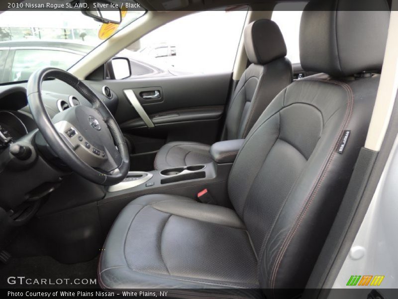 Silver Ice / Black 2010 Nissan Rogue SL AWD