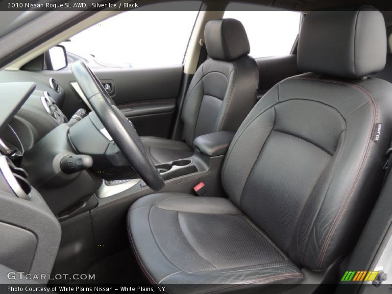 Silver Ice / Black 2010 Nissan Rogue SL AWD