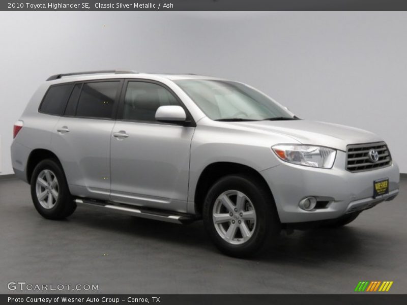 Classic Silver Metallic / Ash 2010 Toyota Highlander SE