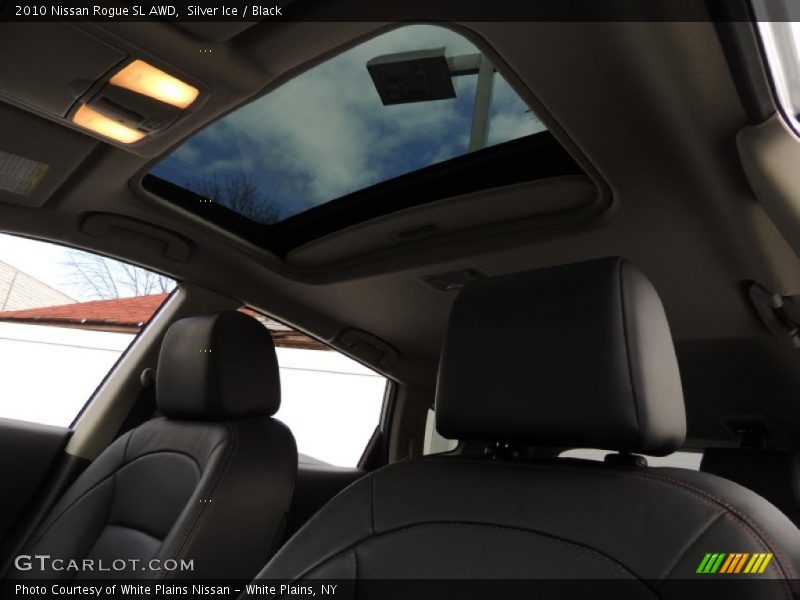 Silver Ice / Black 2010 Nissan Rogue SL AWD