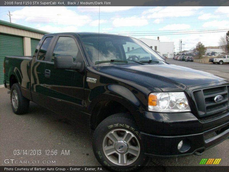 Black / Medium/Dark Flint 2008 Ford F150 STX SuperCab 4x4