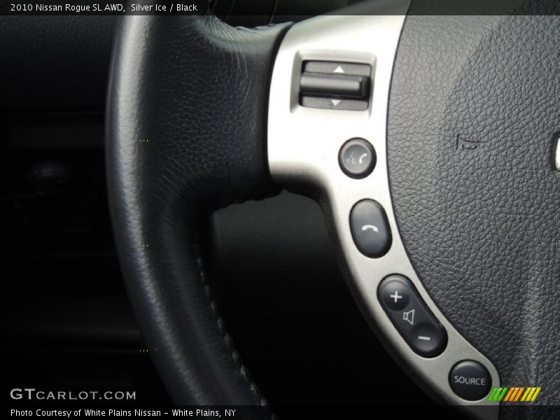 Silver Ice / Black 2010 Nissan Rogue SL AWD