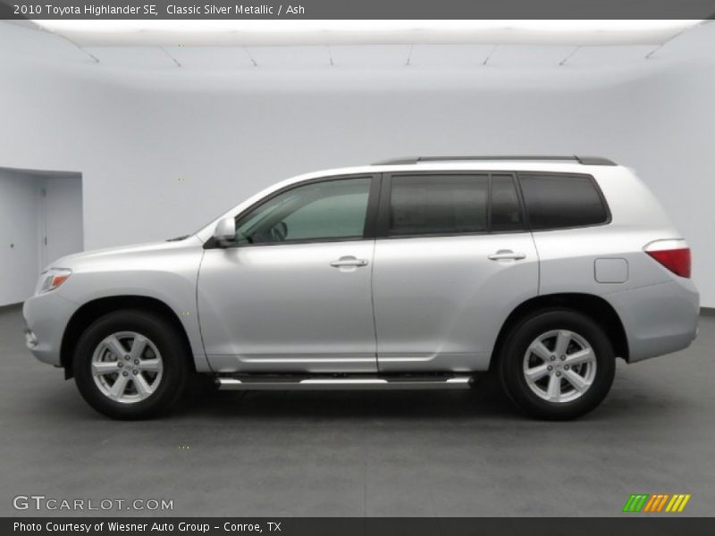 Classic Silver Metallic / Ash 2010 Toyota Highlander SE