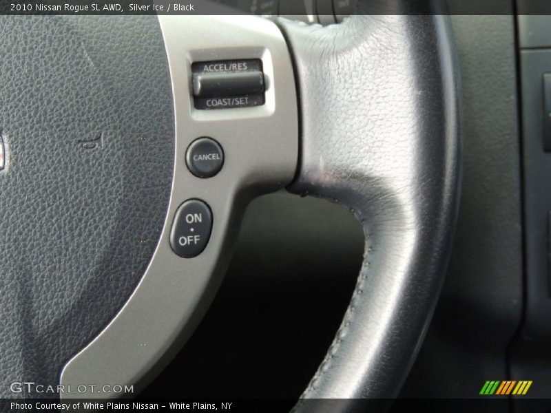 Silver Ice / Black 2010 Nissan Rogue SL AWD
