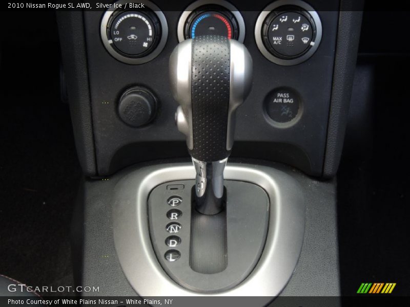 Silver Ice / Black 2010 Nissan Rogue SL AWD
