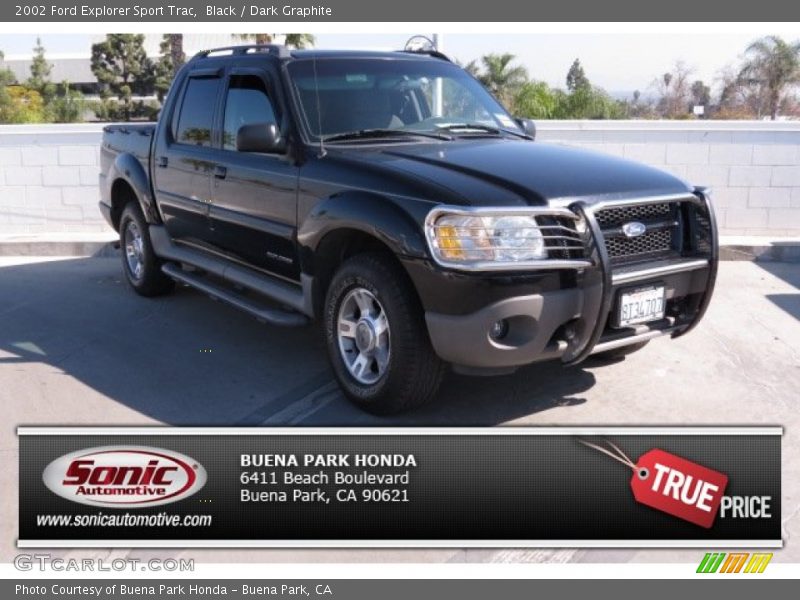 Black / Dark Graphite 2002 Ford Explorer Sport Trac