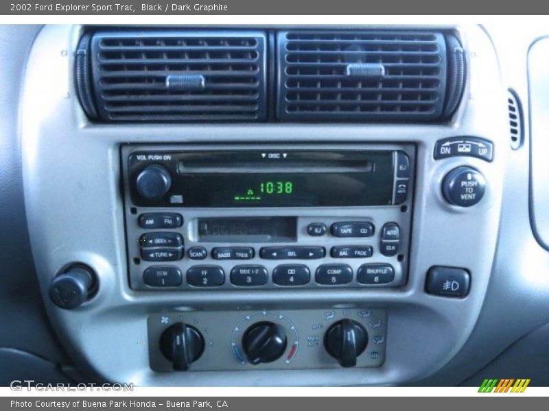 Black / Dark Graphite 2002 Ford Explorer Sport Trac