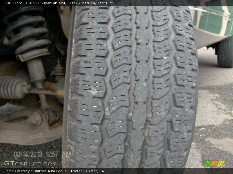 Black / Medium/Dark Flint 2008 Ford F150 STX SuperCab 4x4