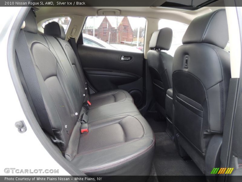Silver Ice / Black 2010 Nissan Rogue SL AWD