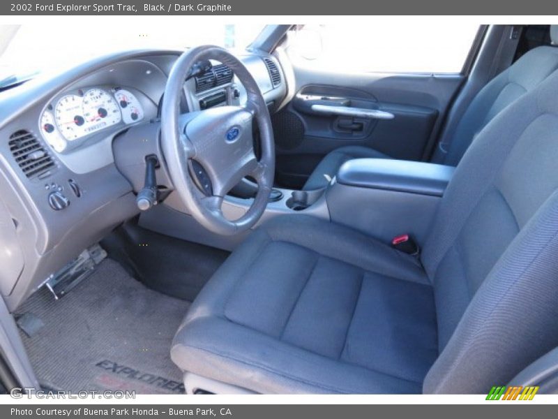 Black / Dark Graphite 2002 Ford Explorer Sport Trac