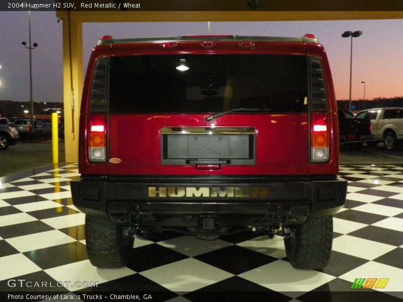 Red Metallic / Wheat 2004 Hummer H2 SUV
