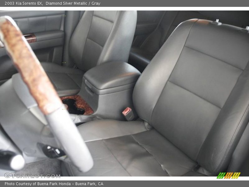Diamond Silver Metallic / Gray 2003 Kia Sorento EX