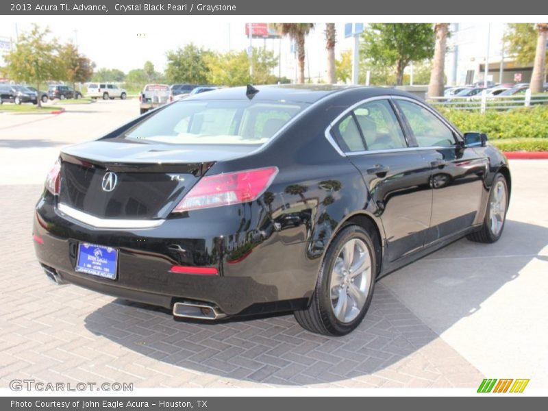 Crystal Black Pearl / Graystone 2013 Acura TL Advance