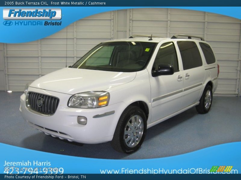 Frost White Metallic / Cashmere 2005 Buick Terraza CXL