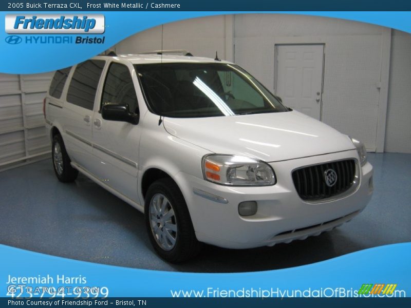 Frost White Metallic / Cashmere 2005 Buick Terraza CXL