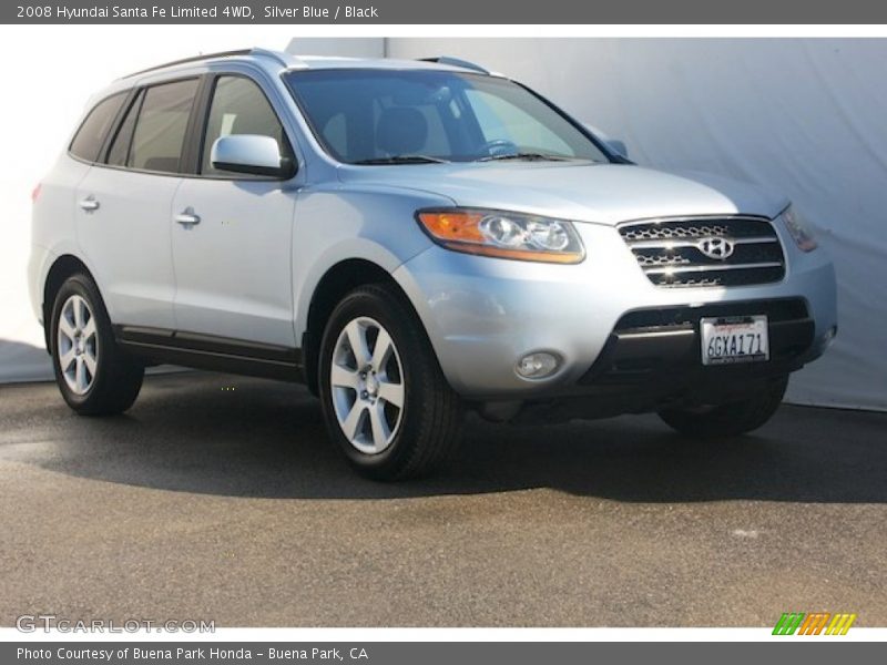 Silver Blue / Black 2008 Hyundai Santa Fe Limited 4WD