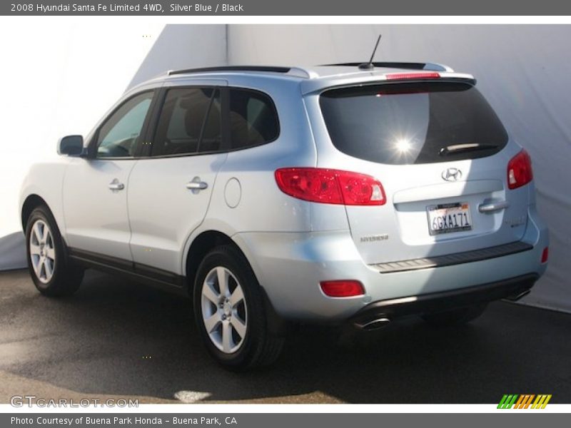 Silver Blue / Black 2008 Hyundai Santa Fe Limited 4WD