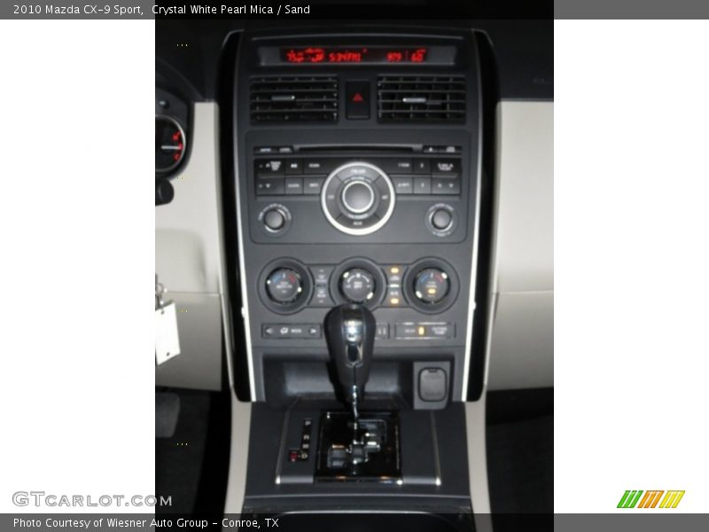 Crystal White Pearl Mica / Sand 2010 Mazda CX-9 Sport
