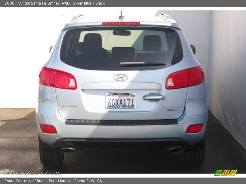 Silver Blue / Black 2008 Hyundai Santa Fe Limited 4WD