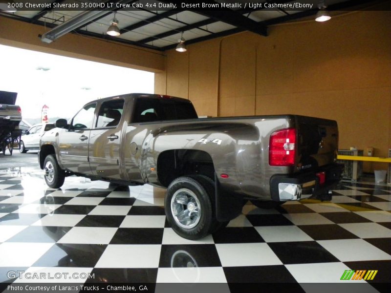 Desert Brown Metallic / Light Cashmere/Ebony 2008 Chevrolet Silverado 3500HD LT Crew Cab 4x4 Dually