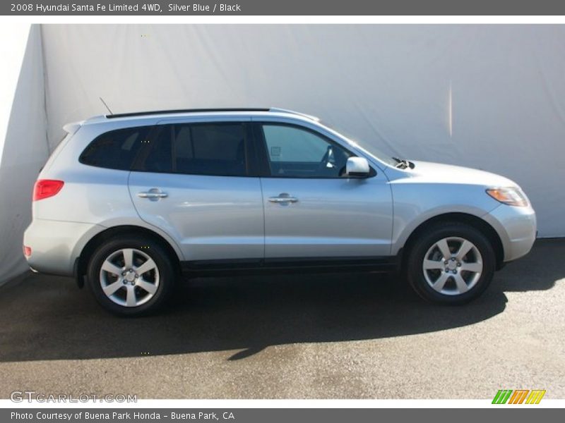 Silver Blue / Black 2008 Hyundai Santa Fe Limited 4WD