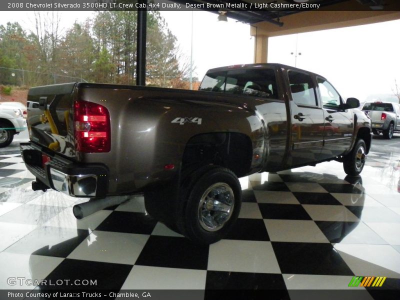 Desert Brown Metallic / Light Cashmere/Ebony 2008 Chevrolet Silverado 3500HD LT Crew Cab 4x4 Dually